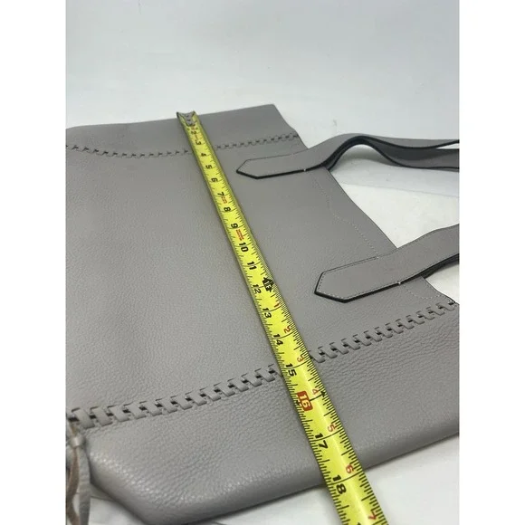 Rebecca Minkoff  Panama Leather Tote Bag Grey / Lime Inner $295 EUC - Picture 14 of 14